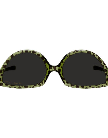 Martine Rose Green Black Mykita Edition Leopards Sos Sunglasses